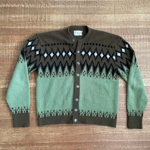 Brian MacNeil 100% Virgin Wool Cardigan